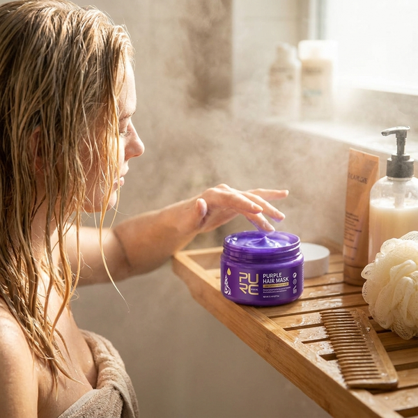 Purple Toning Hair Mask — Brass Neutralizer